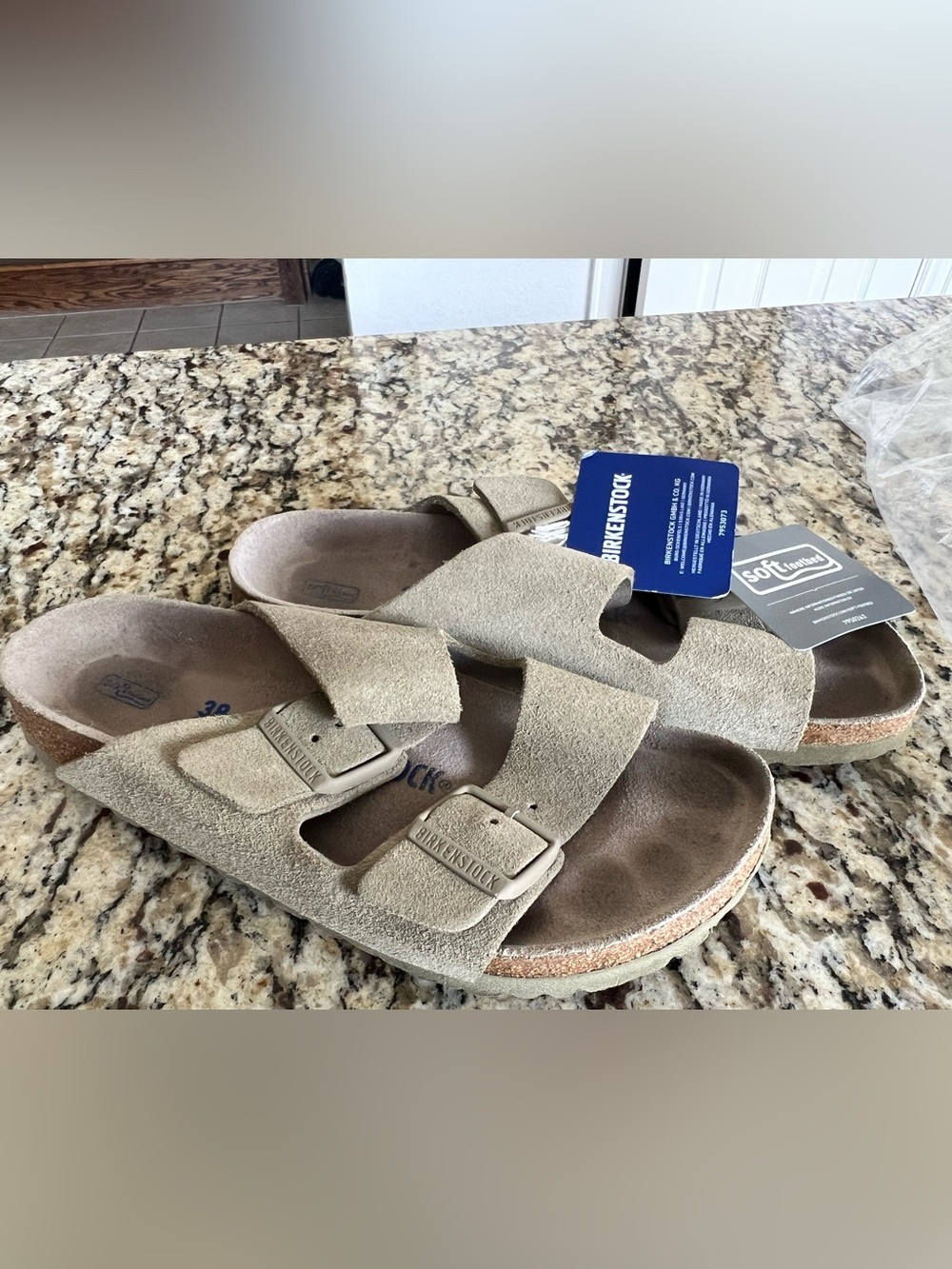 Birkenstock Arizona BS Narrow Suede Sandal 38 - Picture 2 of 9